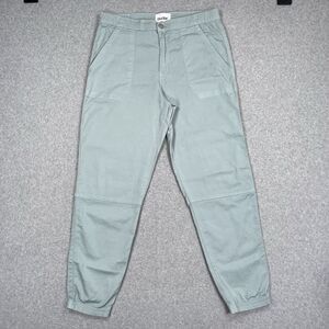 DUER Live Free High Rise Joggers Womens 31 (32x28) Thyme Green Slim Fit Tapered